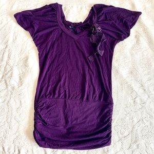 Like-New Sexy Deep Purple Rose Dress 🥀